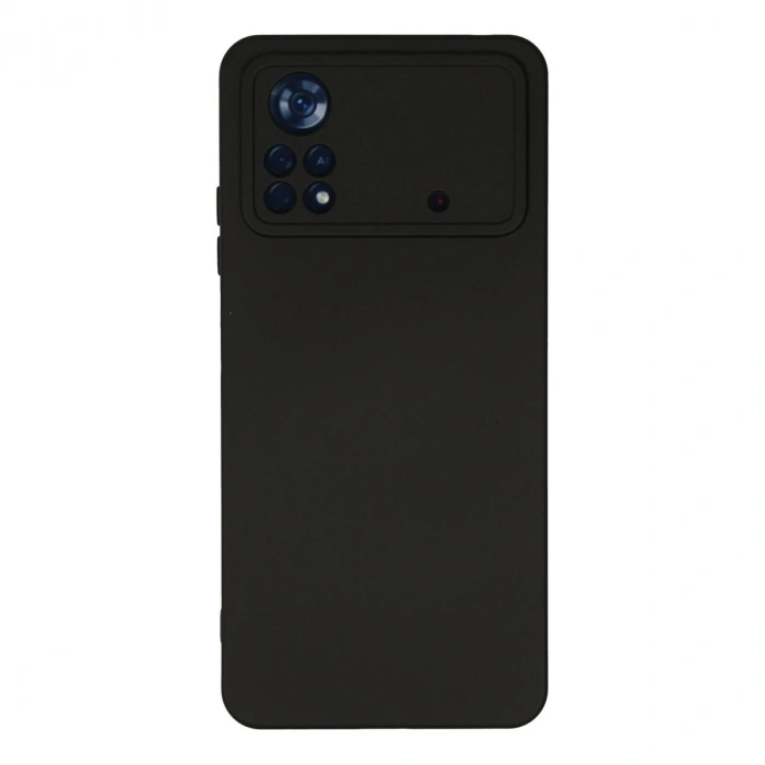 Xiaomi Poco X4 Pro 5g Kılıf Nano İçi Kadife Silikon - Siyah
