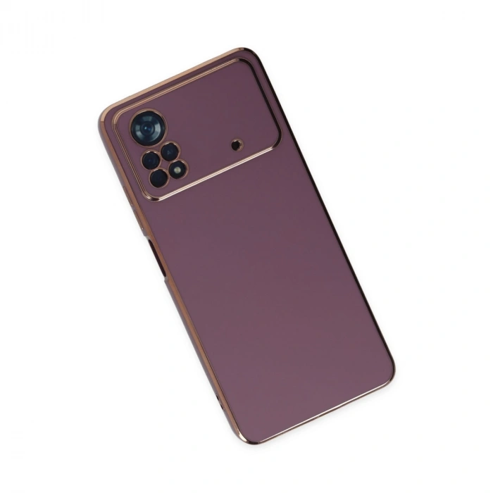 Xiaomi Poco X4 Pro 5g Kılıf Volet Silikon - Mor