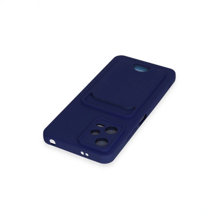 Xiaomi Poco X5 5g Kılıf Kelvin Kartvizitli Silikon - Lacivert