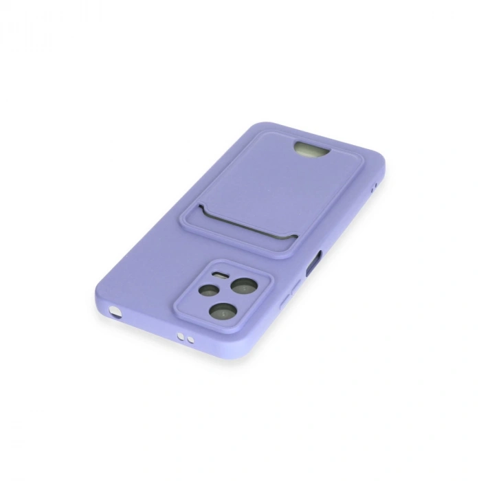 Xiaomi Poco X5 5g Kılıf Kelvin Kartvizitli Silikon - Lila