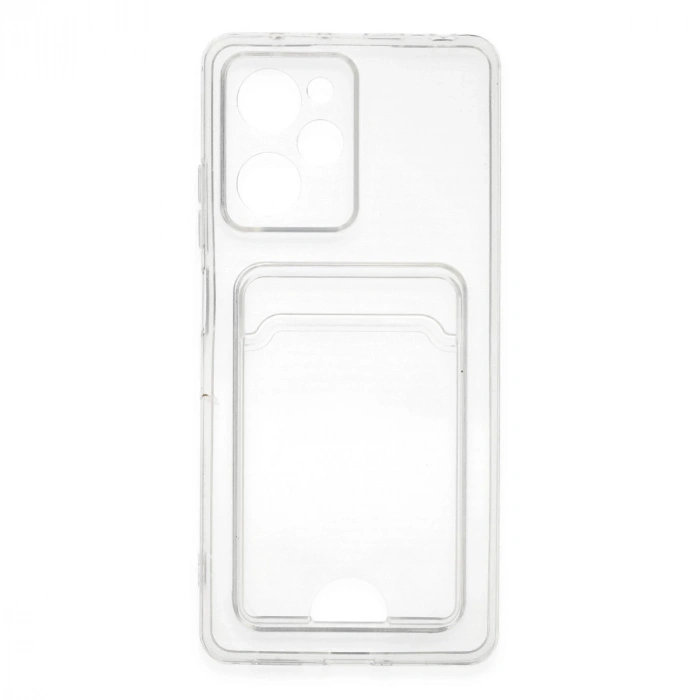 Xiaomi Poco X5 Pro 5g Kılıf Kart Şeffaf Silikon - Şeffaf