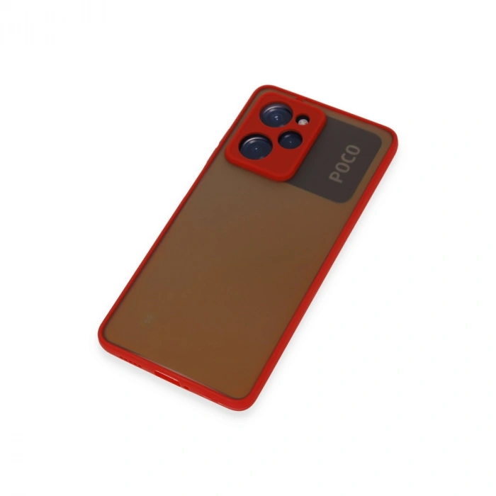 Xiaomi Poco X5 Pro 5g Kılıf Montreal Silikon Kapak - Kırmızı