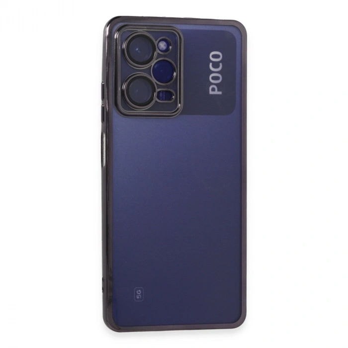 Xiaomi Poco X5 Pro 5g Kılıf Razer Lensli Silikon - Mor