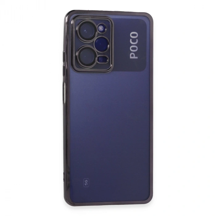 Xiaomi Poco X5 Pro 5g Kılıf Razer Lensli Silikon - Mor