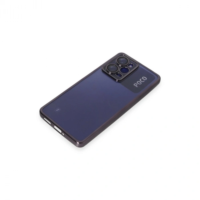 Xiaomi Poco X5 Pro 5g Kılıf Razer Lensli Silikon - Mor