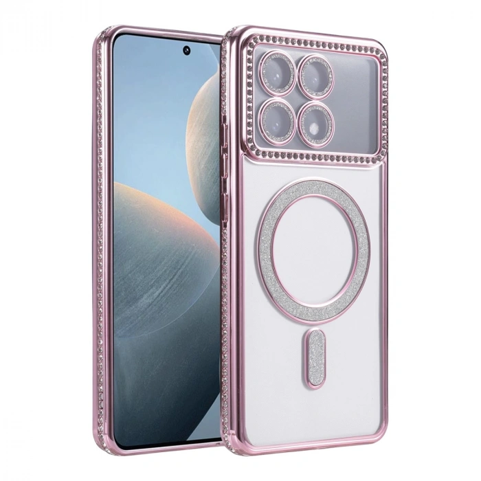 Xiaomi Poco X6 Pro Joke Simli Magneticsafe Kılıf - Pembe