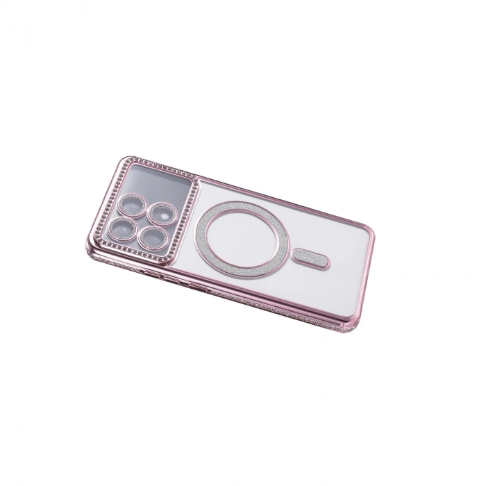 Xiaomi Poco X6 Pro Joke Simli Magneticsafe Kılıf - Pembe