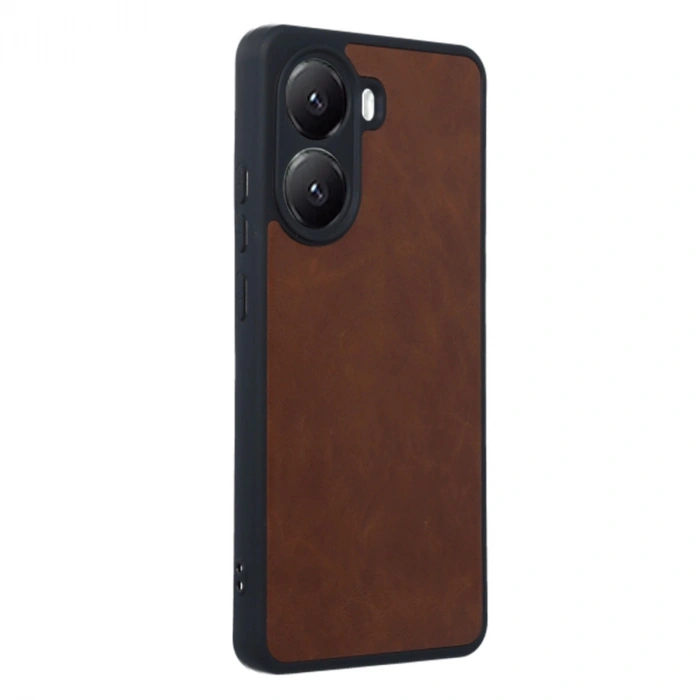 Xiaomi Poco X7 Pro Kılıf Aras Deri Kapak - Taba