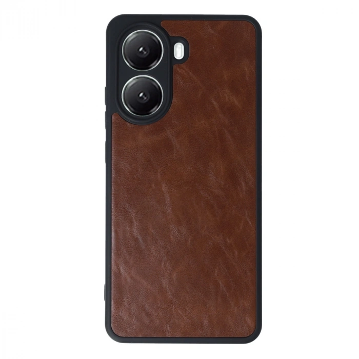 Xiaomi Poco X7 Pro Kılıf Aras Deri Kapak - Taba