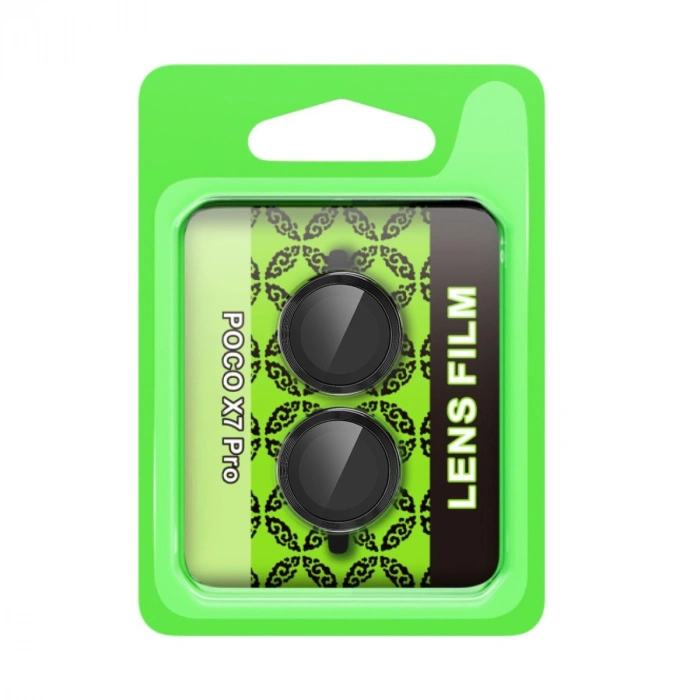 Xiaomi Poco X7 Pro Raze Metal Kamera Lens - Siyah