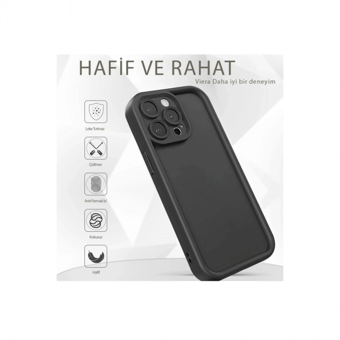 Xiaomi Poco X7 Pro Viera Silikon - Siyah