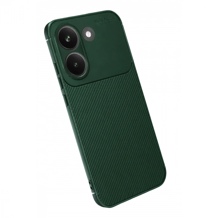 Xiaomi Poco X8 Pro Auto Focus Karbon Kapak - Koyu Yeşil