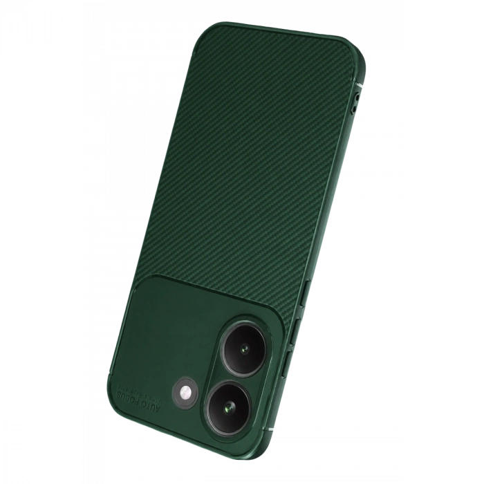 Xiaomi Poco X8 Pro Auto Focus Karbon Kapak - Koyu Yeşil