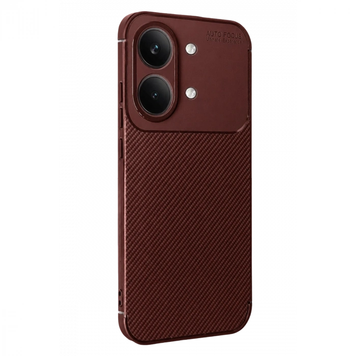 Xiaomi Poco X8 Pro Max Auto Focus Karbon Kapak - Bordo