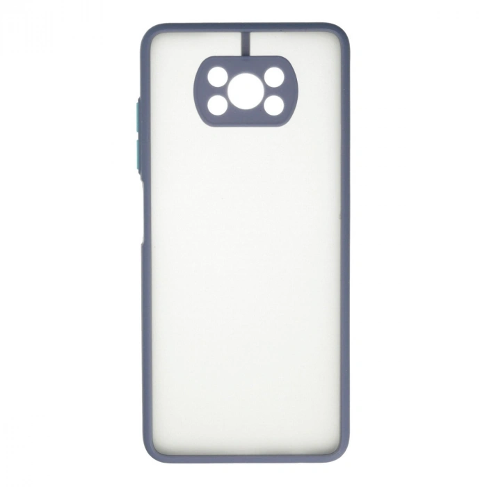 Xiaomi Pocophone X3 Kılıf Montreal Silikon Kapak - Gri