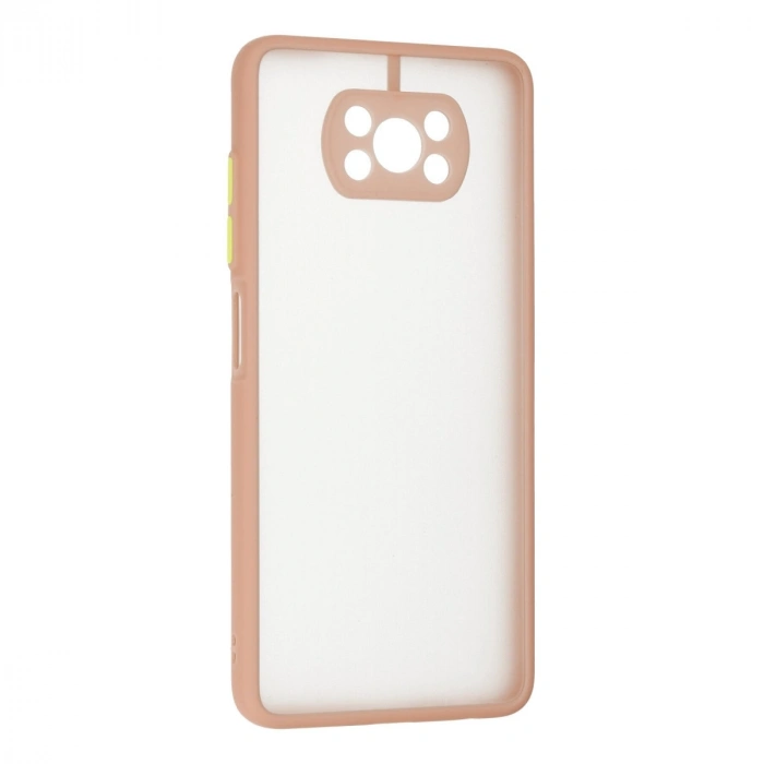 Xiaomi Pocophone X3 Kılıf Montreal Silikon Kapak - Pembe