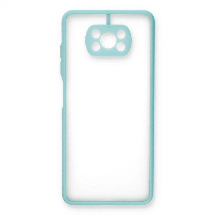 Xiaomi Pocophone X3 Kılıf Montreal Silikon Kapak - Turkuaz