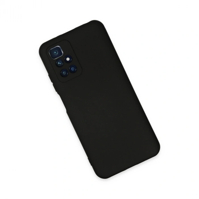 Xiaomi Redmi 10 2022 Kılıf Nano İçi Kadife Silikon - Siyah