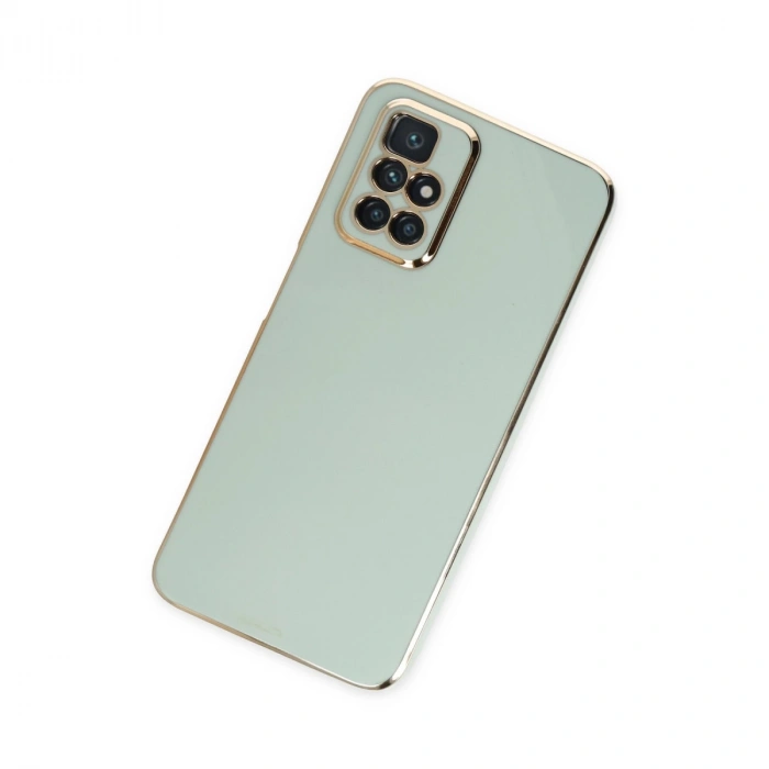 Xiaomi Redmi 10 2022 Kılıf Volet Silikon - Açık Yeşil