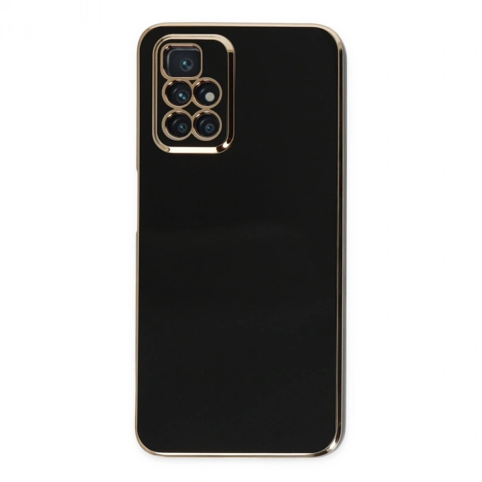 Xiaomi Redmi 10 2022 Kılıf Volet Silikon - Siyah