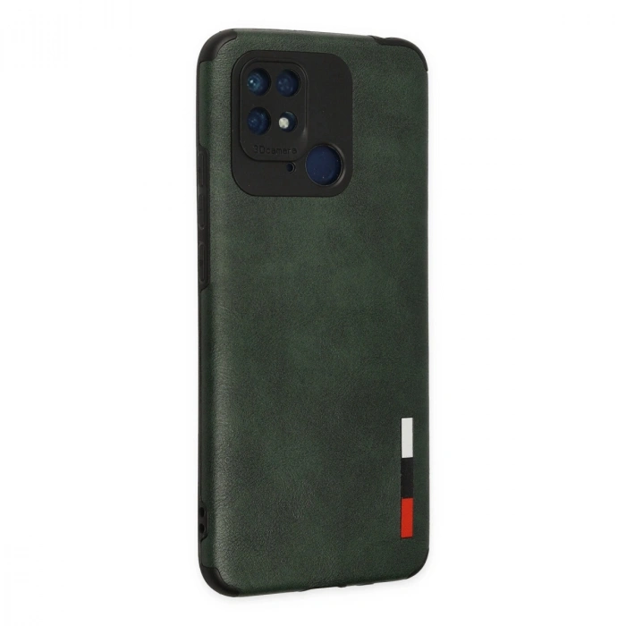 Xiaomi Redmi 10c Kılıf Loop Deri Silikon - Yeşil