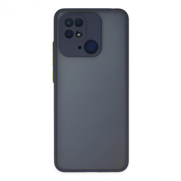 Xiaomi Redmi 10c Kılıf Montreal Silikon Kapak - Lacivert