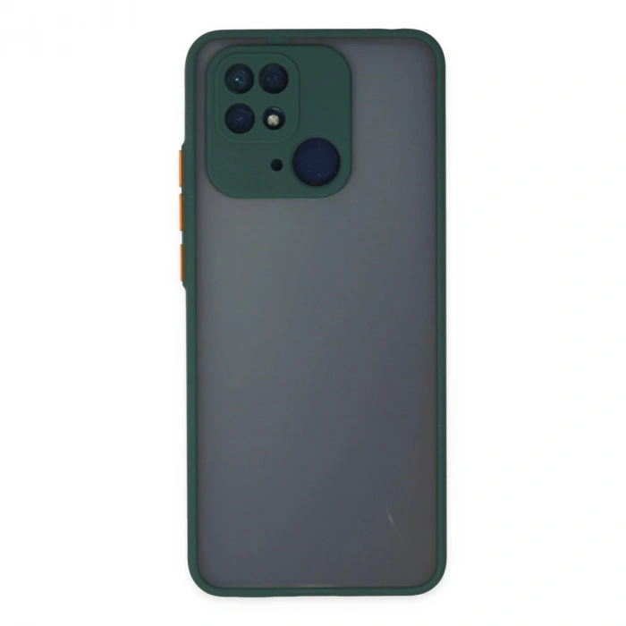 Xiaomi Redmi 10c Kılıf Montreal Silikon Kapak - Yeşil