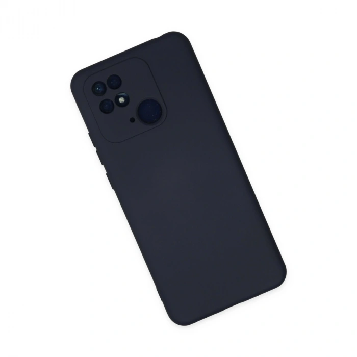 Xiaomi Redmi 10c Kılıf Nano İçi Kadife Silikon - Lacivert