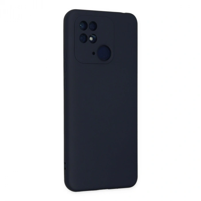 Xiaomi Redmi 10c Kılıf Nano İçi Kadife Silikon - Lacivert