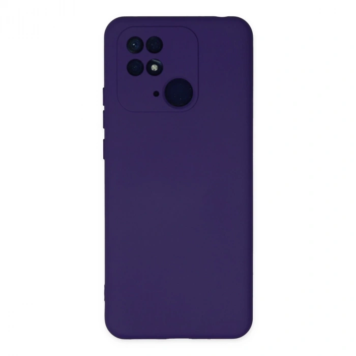 Xiaomi Redmi 10c Kılıf Nano İçi Kadife Silikon - Mor