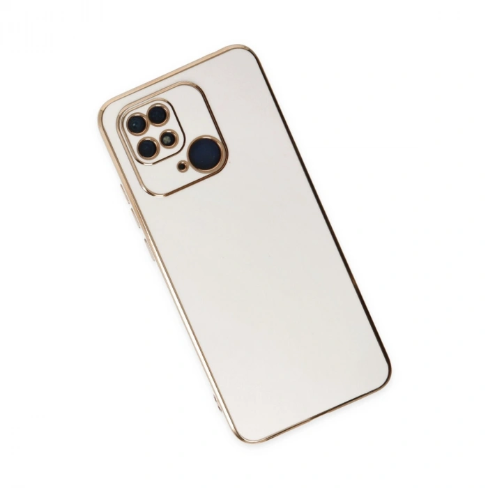 Xiaomi Redmi 10c Kılıf Volet Silikon - Beyaz