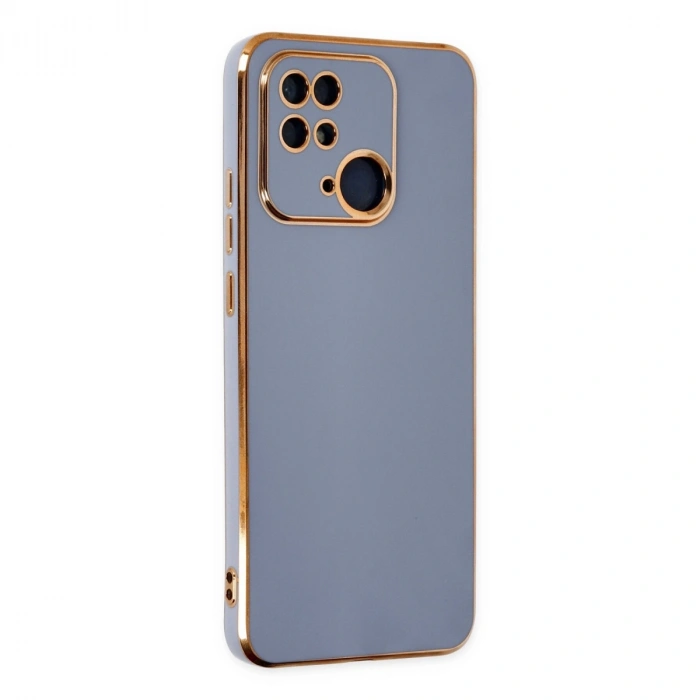 Xiaomi Redmi 10c Kılıf Volet Silikon - Mavi