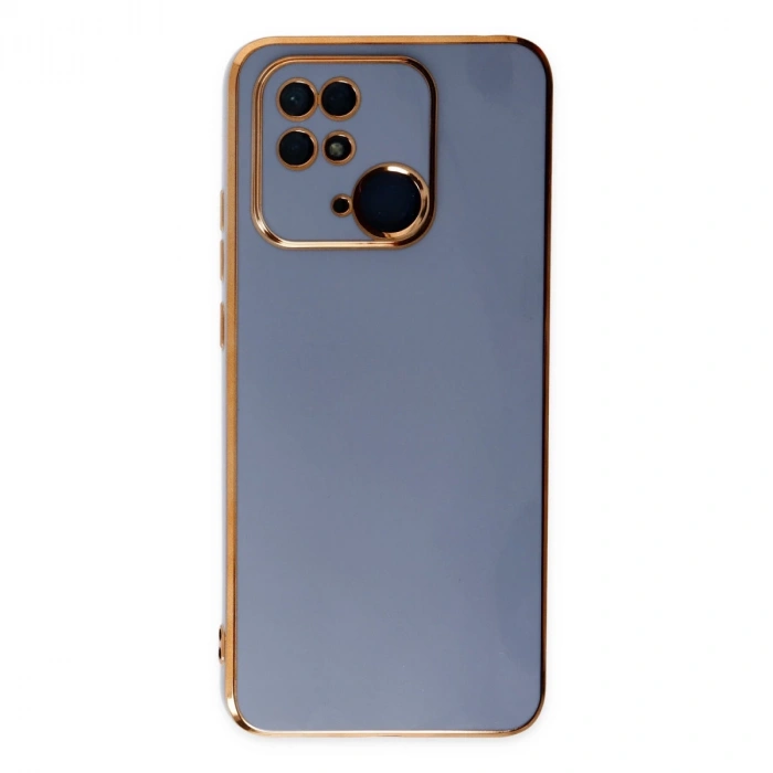 Xiaomi Redmi 10c Kılıf Volet Silikon - Mavi