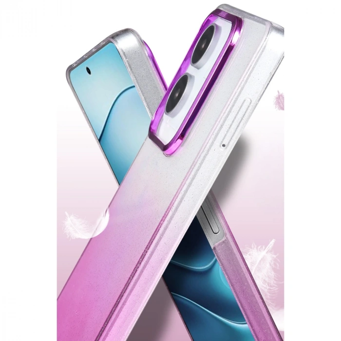 Xiaomi Redmi 12 Glossy Kapak - Mor