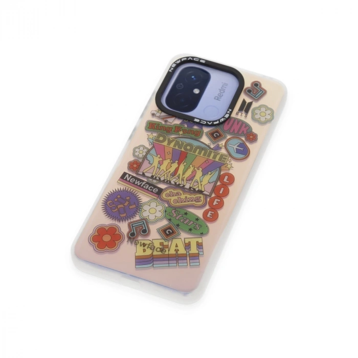 Xiaomi Redmi 12c Kılıf Estoril Desenli Kapak - Estoril - 14