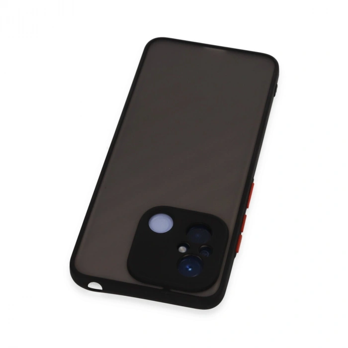 Xiaomi Redmi 12c Kılıf Montreal Silikon Kapak - Siyah