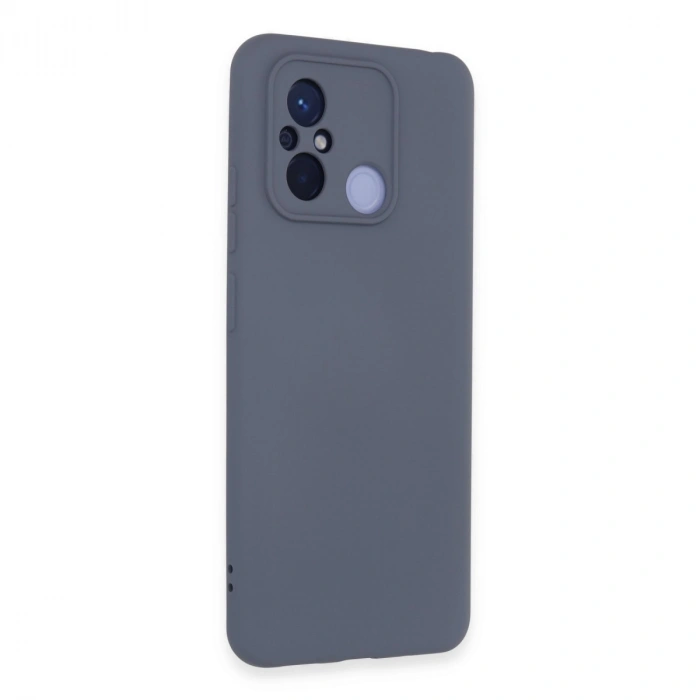 Xiaomi Redmi 12c Kılıf Nano İçi Kadife Silikon - Gri