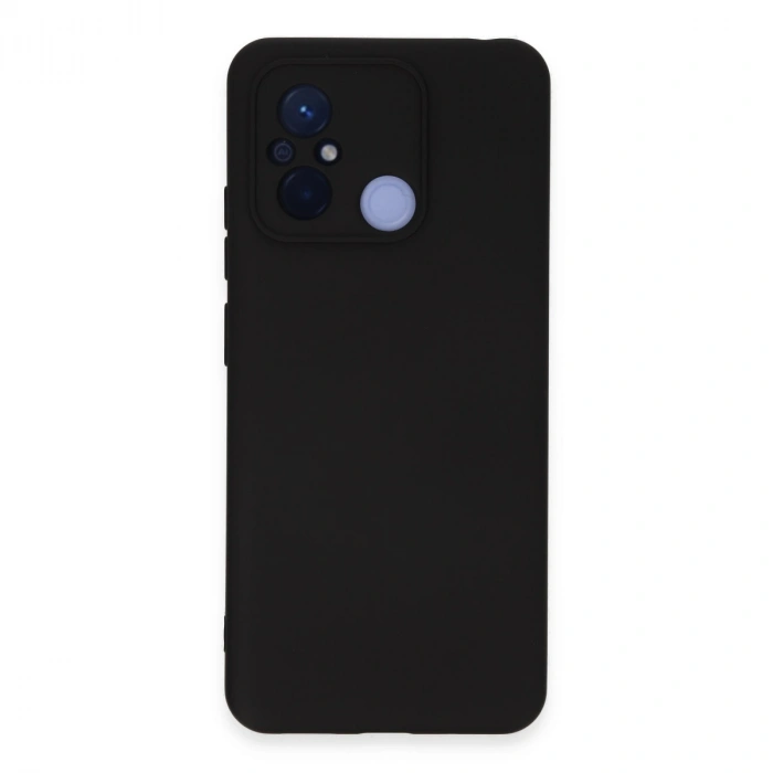 Xiaomi Redmi 12c Kılıf Nano İçi Kadife Silikon - Siyah