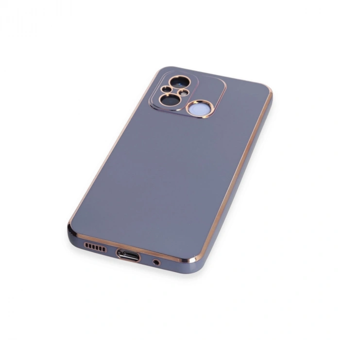 Xiaomi Redmi 12c Kılıf Volet Silikon - Mavi