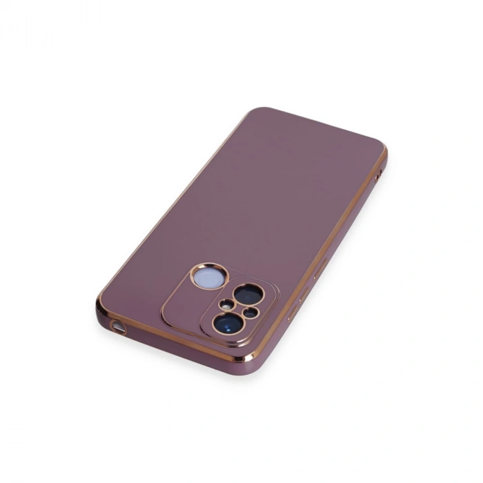 Xiaomi Redmi 12c Kılıf Volet Silikon - Mor