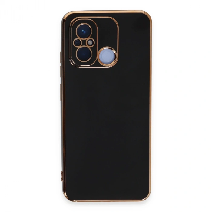 Xiaomi Redmi 12c Kılıf Volet Silikon - Siyah