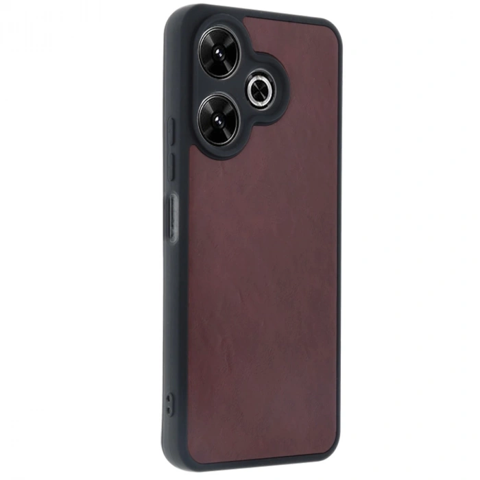 Xiaomi Redmi 13 4g Kılıf Aras Deri Kapak - Bordo