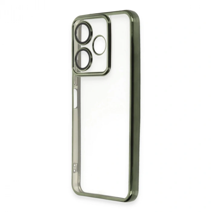 Xiaomi Redmi 13 4g Kılıf Razer Lensli Silikon - Yeşil