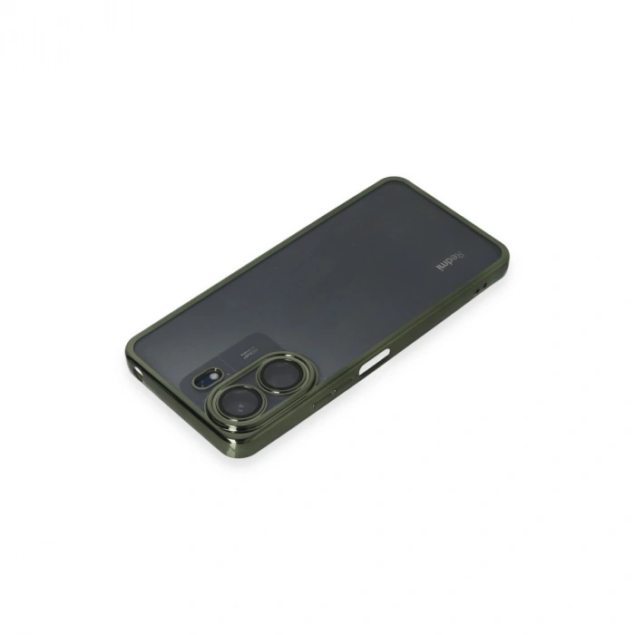 Xiaomi Redmi 13c Kılıf Razer Lensli Silikon - Yeşil