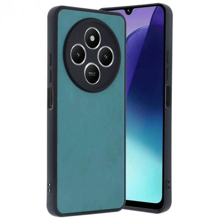 Xiaomi Redmi 14c Kılıf Aras Deri Kapak - Açık Yeşil