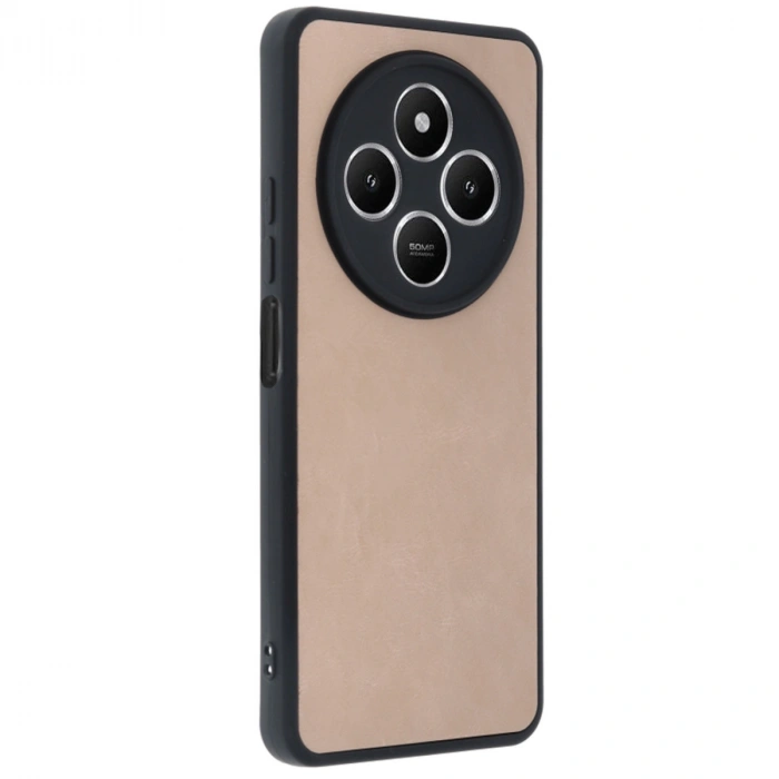 Xiaomi Redmi 14c Kılıf Aras Deri Kapak - Pudra