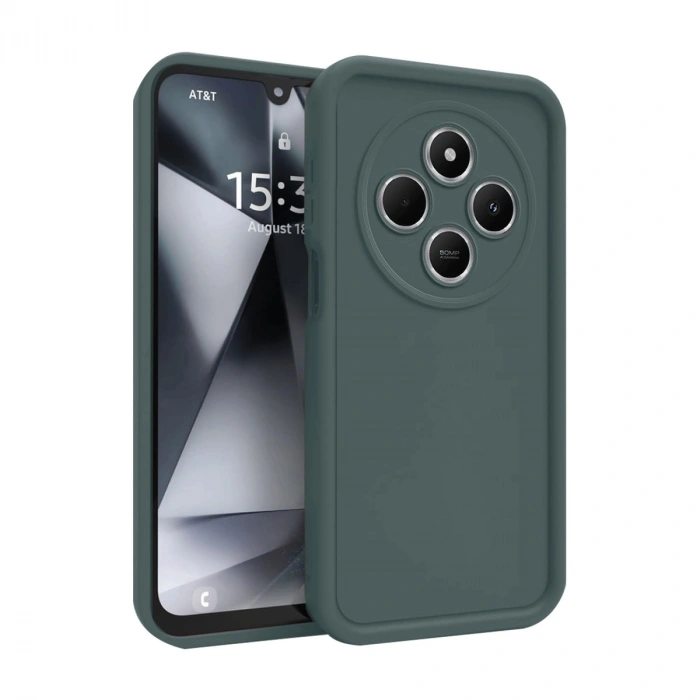 Xiaomi Redmi 14c Kılıf Viera Silikon - Koyu Yeşil