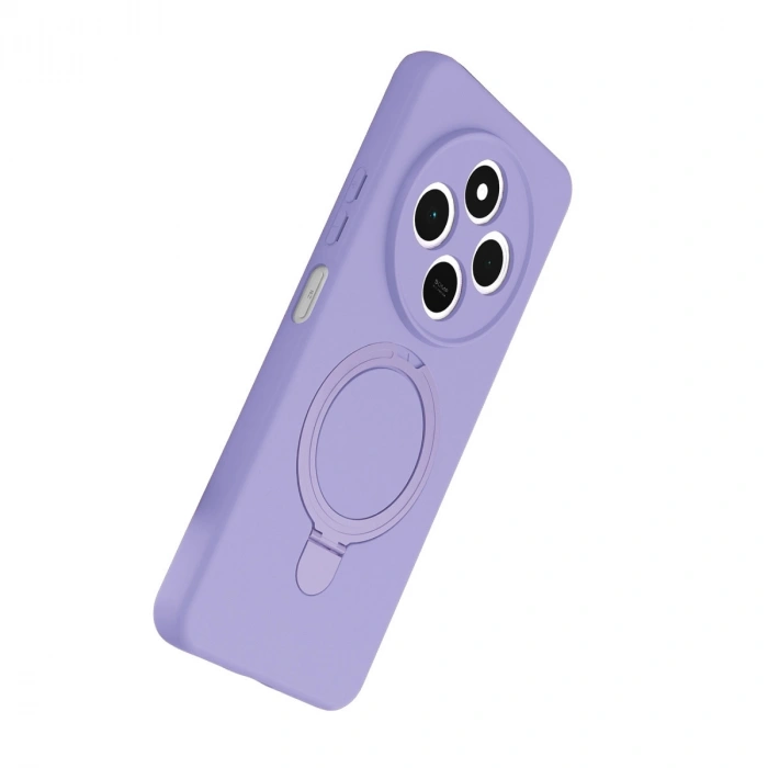 Xiaomi Redmi 14c Regal Magsafe Standlı Kapak - Lila