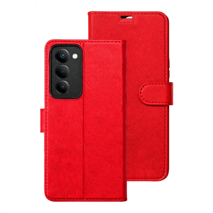 Xiaomi Redmi 15 5g Trend S Plus Kapaklı Kılıf - Kırmızı