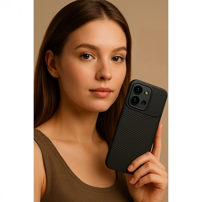Xiaomi Redmi 15c 4g Auto Focus Karbon Kapak - Gri